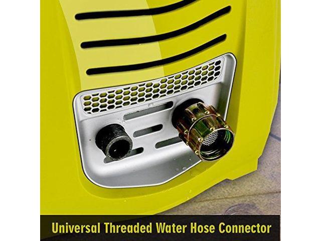 Serenelife Electric Pressure Washer-Powerful Heavy Duty 2000PSI Manual Adjustable High Low Cold Water Sprayer, Rolling Wheels-Power Wash Spray...