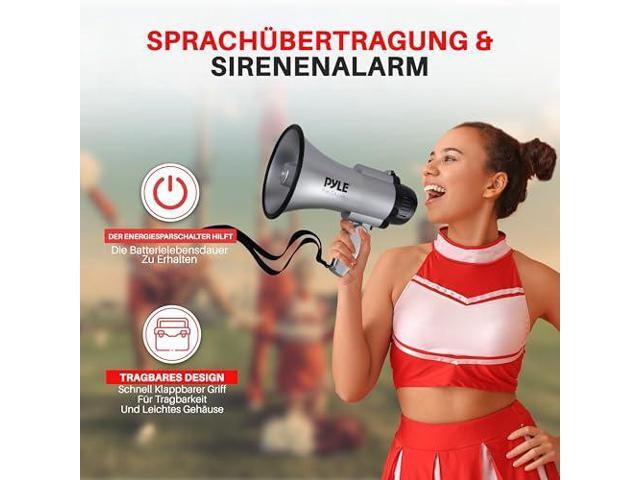Pyle PMP33SL Compact & Portable Megaphone with Adjustable Volume - image 2
