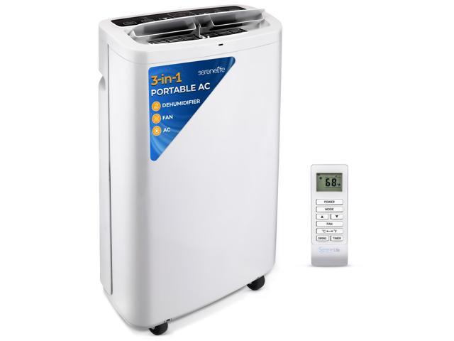 SereneLife SLPAc14 SLPAc Portable Air conditioner compact Home Ac cooling Unit with Built-in Dehumidifier Fan Modes, Quiet Operation, Includes...