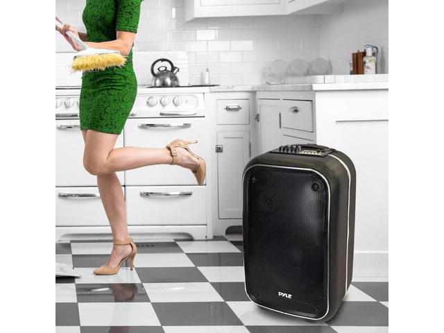 Pyle 12' Portable Bluetooth PA Speaker System with Mic & Recording - 600W PWMA1225BT