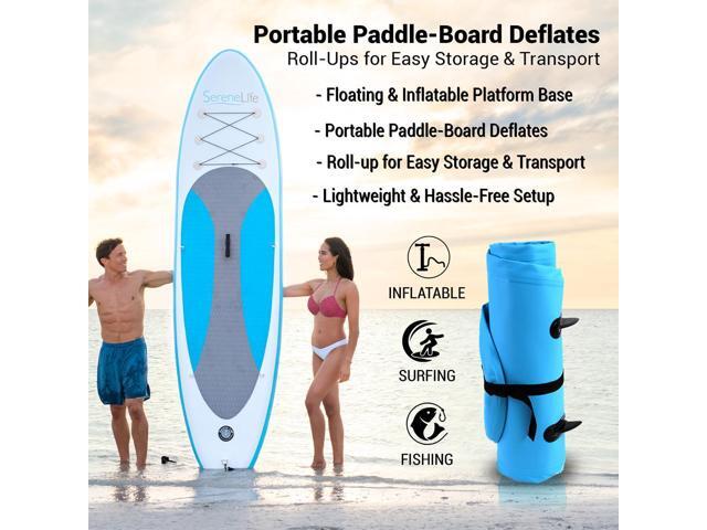 SereneLife Thunder Wave Inflatable Stand-Up Paddle Board (SUP) - 10' with Accessories, SKU SLSUPB10