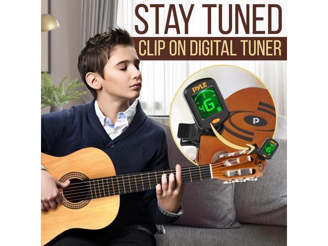 Pyle Classic Style Junior Scale Guitar - 30' with Digital Tuner & Accessories (PGACLS30)