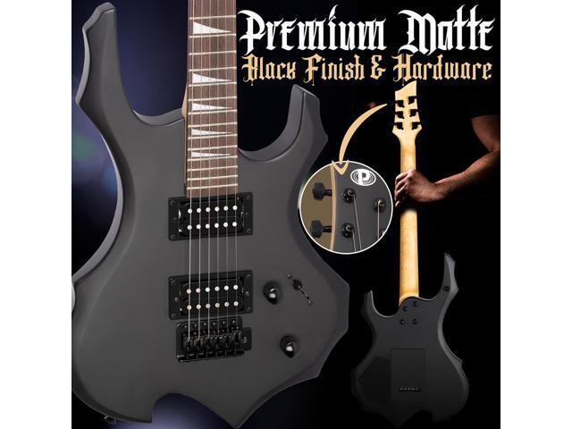 Pyle 6-String Electric Guitar Kit - Includes Amplifier & Accessory Set (PMGTRKT101)