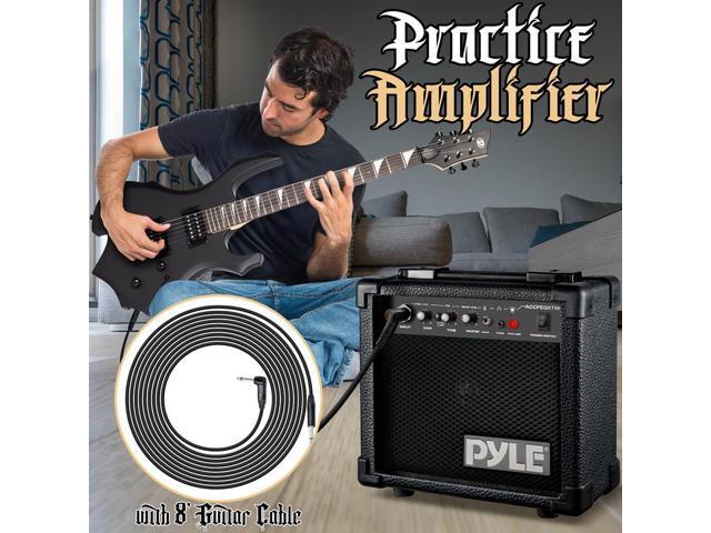 Pyle 6-String Electric Guitar Kit - Includes Amplifier & Accessory Set (PMGTRKT101)