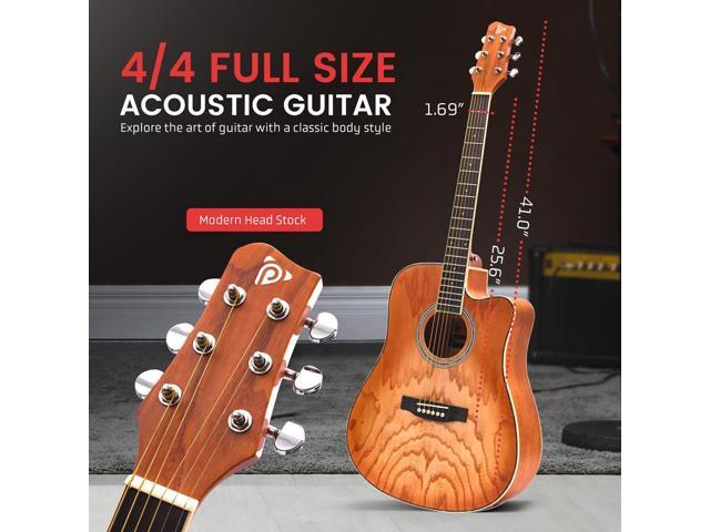 Pyle 41' Full-Size Steel String Acoustic Guitar - PGA480CBS