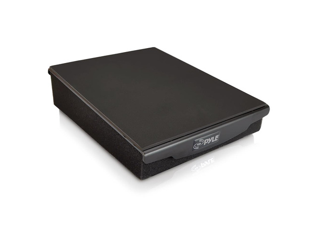 Pyle Sound Dampening Speaker Riser - Studio Acoustic Isolation Platform (7.5 x 9.1) - PSI04