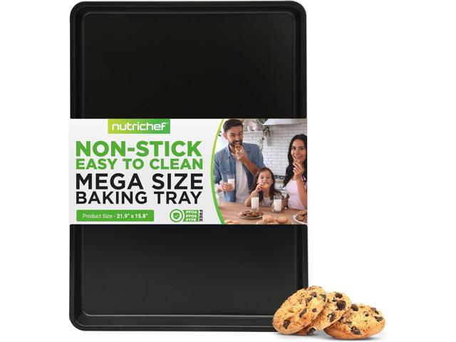 Photos - Bakeware NutriChef Non-Stick Mega Bake Pan Metallic Coating, Dishwasher Safe - NCLGBLK1 NCLGBLK1