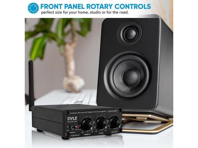 Pyle PDA20BT - Desktop Audio Amplifier - Compact Mini Blue Series Stereo Power Amplifier (2 x 100 Watt MAX) - image 5