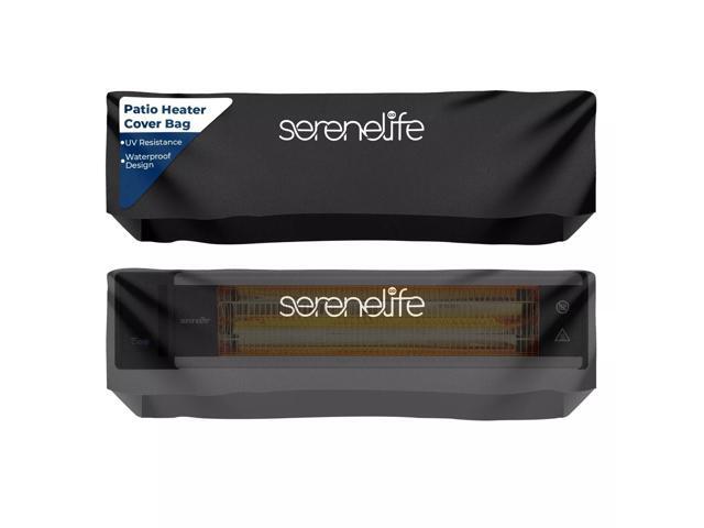 SereneLife Heavy-Duty Wall-Mounted Patio Heater Cover Bag - SLOHT261 - Waterproof & UV Resistant