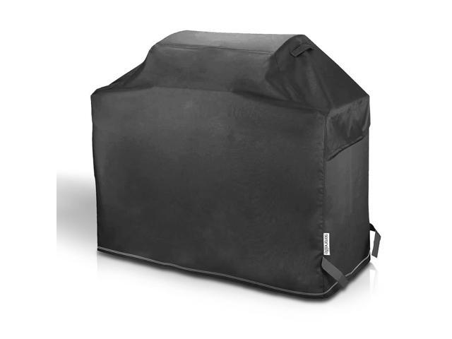 SereneLife Heavy Duty Waterproof BBQ Grill Cover with Fabric Handles & Fastening Straps - SLGCS