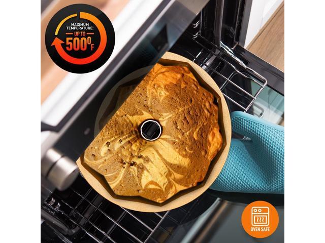 NutriChef Extra-Thick Nonstick Cast Aluminum Bundt Cake Pan - NCBUTP26 - 9.5'x3.74'