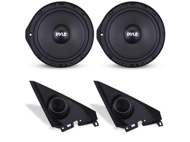 6.5 Two Way Coaxial Speaker System for 2006 and Up Vehicles, 300 Watts, 4 Ohm, Butyl Rubber Surround, 1'' High-Temperature KSV Voice Coil, Black...