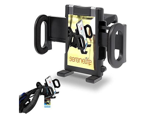SereneLife Golf Cart Universal GPS Holder - Golf Cart Accessories Rotating Cell Phone Holder Mount Clip for GPS, PDA and Mobile Devices w/Silicone...