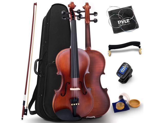 Full Size Beginner Violin - 4/4 23-Inch Student Full Size Violin Starter Kit Adult w/Premium Travel Case & Student Bow, Extra Strings,Shoulder Rest...