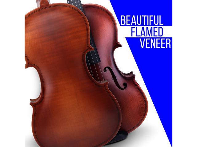 Full Size Beginner Violin - 4/4 23-Inch Student Full Size Violin Starter Kit Adult w/Premium Travel Case & Student Bow, Extra Strings,Shoulder Rest...