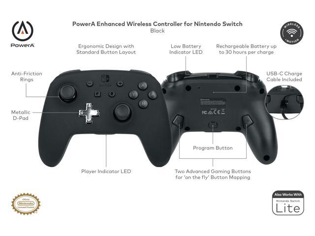 PowerA - Enhanced Wireless Controller for Nintendo Switch, Nintendo Switch 2 - Black - image 10