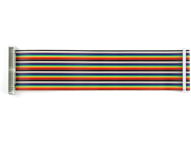 UCTRONICS Male to Female GPIO Ribbon Cable 40pin 8inch Breadboard Jumper Wires for Connection Raspberry Pi 5 3 2 Model B B+ w/ 3.5/5 inch TFT Touch...