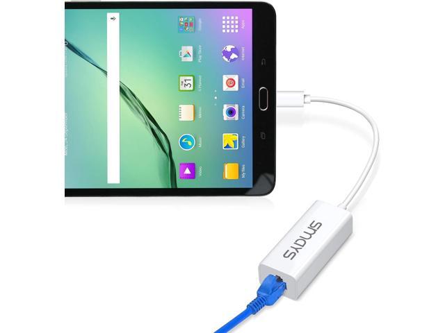 Micro USB to Ethernet Adapter for Android Tablet Computer, Nexus Player, Dell Venue - Wired LAN Connection