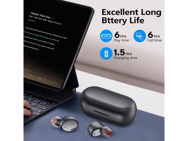 kurdene Wireless Earbuds Bluetooth 5.3 in Ear Buds Light Weight Headphones,Deep Bass Sound,Built in Mics Headset,Clear Calls Earphones for Sports...