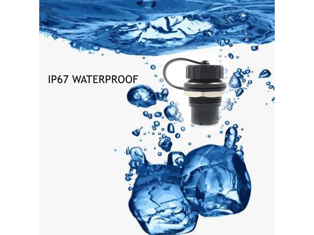 PENGLIN 2PCS Waterproof USB 3.0 Panel Mount Coupler, IP67 USB Pass Through Connector, Female to Female Bulkhead Extension Adapter