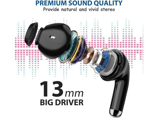 Wireless Earbuds for iPhone 16 15 Pro Max Plus 14 13, 5.3 Bluetooth Headphones Noise isolating Ear Buds with Mic Touch Cordless Earbud for Samsung...