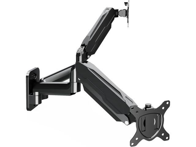 MOUNT PRO Dual Monitor Wall Mount for 13 to 32 Inch Computer Screens, Gas Spring Arm for 2 Monitors, Each Holds Up to 17.6lbs, Full Motion Wall...