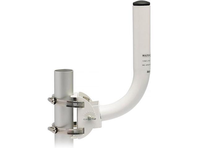 10 Inch J Pole Mount Accessory for Outside Antenna(Signal Booster Antenna, Yagi Antenna, Antenna Expansion kit, Dish, TV Antenna, Camera Pole,...