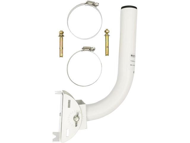 10 Inch J Pole Mount Accessory for Outside Antenna(Signal Booster Antenna, Yagi Antenna, Antenna Expansion kit, Dish, TV Antenna, Camera Pole,...