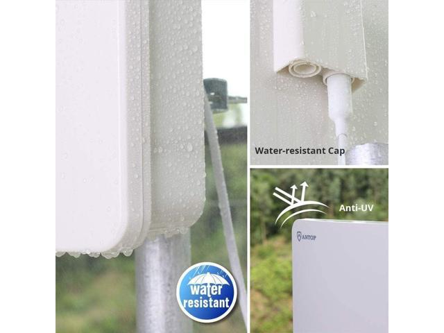 ANTOP Outdoor/Indoor HDTV Antenna, 'Big Boy' Series AT-400BV, Smartpass Amplifier, 85 Miles Range, UHF/VHF Range Enhanced, Support 4K 1080p