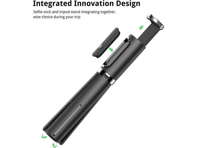 ATUMTEK Selfie Stick Tripod, Extendable 3 in 1 Aluminum Bluetooth Selfie Stick with Wireless Remote and Tripod Stand for iPhone 16/15/14/13/12/11...