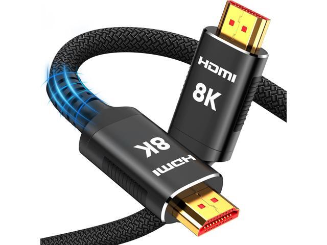 Snowkids 8K HDMI Cable 6.6 ft, 48Gbps Ultra High-Speed HDMI 2.1 Cables Cord, 10K 8K@60Hz, 4K@120Hz Compatible for...