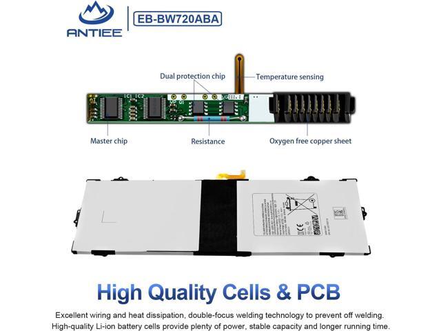 EB-BW720ABA EB-BW720ABE Battery for Samsung ChromeBook Plus V2 XE520QAB XE521QAB, Chromebook 4 4+ XE310XBA XE350XBA, Galaxy Book 12 SM-W720 SM-W723...