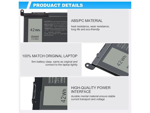Battery for Dell WDX0R P69G Inspiron 15/13 5000/7000 Series 15 7573 7579 7560 7570 7569 5570 5567 5565 5568 5578 5579 5575 13 7368 7378 5368 5378...