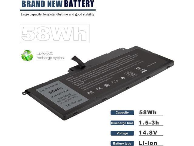 Futurebatt F7HVR Notebook Battery 14.8V 58WH Replaceable for Dell Inspiron 15 7537 Dell Insprion 17 7737 Series