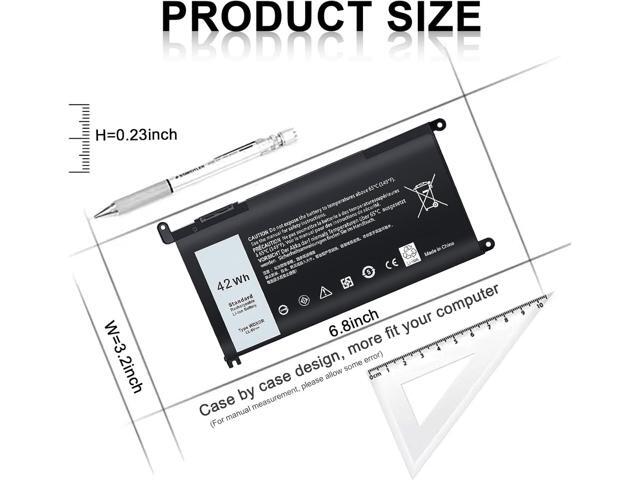 TSKYBEAR WDX0R Laptop Battery Compatible with Dell Inspiron 15 5000 5567 5570 5565 5568 5578 7000 7560 7570 7573 7569 7579 13 5368 5378 7378 17...