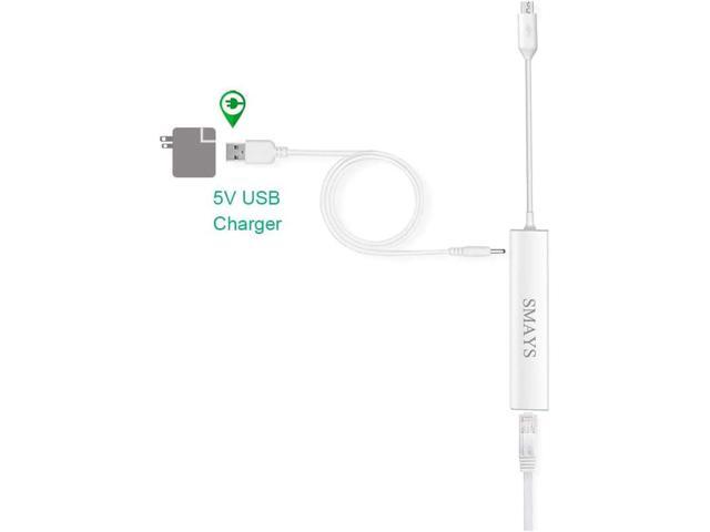 Micro USB OTG hub ethernet Adapter for Raspberry Pi Zero, Android Tablet, Google Chromecast Stick - Powered USB OTG hub