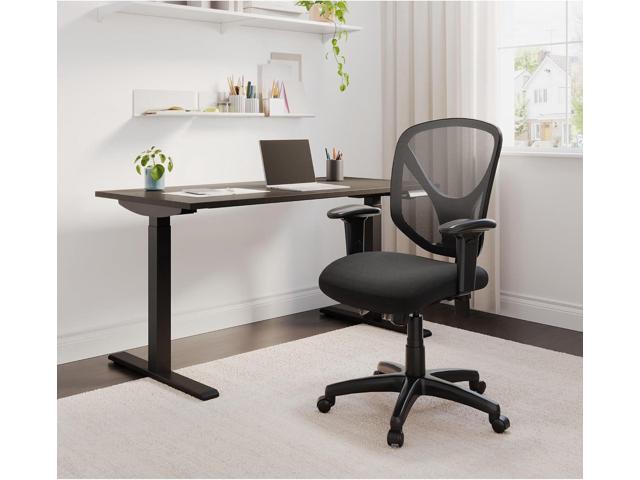 Realspace MFTC 200 Multifunction Ergonomic Super Task Chair, Black