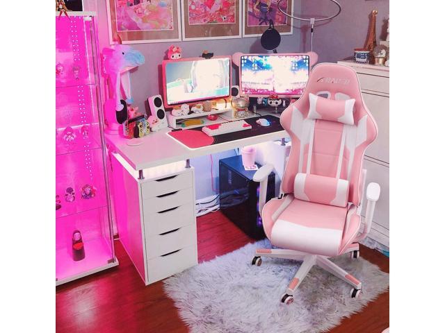 Homall Gaming Chair, Office Chair High Back Computer Chair Leather Desk Chair Racing Executive Ergonomic Adjustable Swivel Task Chair with Headrest...