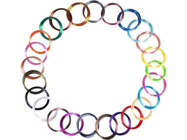25 Colors Silk Shiny PLA Filament Sample Pack, Each Color 4 Meter Length, Total 100m 3D Printer 3D Pen Material Refill, with Extra 2 Finger Caps by...