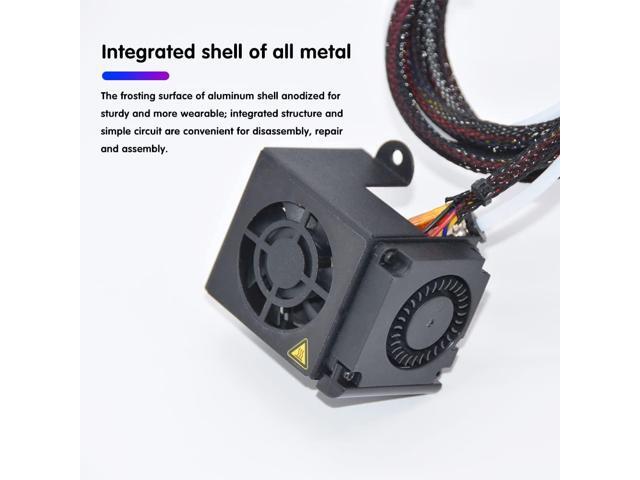 Creativity CR10 Hotend Assembled MK8 Extruder Kit Full Set (with 0.4MM Nozzles) Upgrade for 3D Printer CR 10/CR 10S/S4/S5 Replacement Parts
