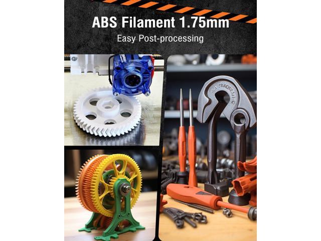 SUNLU ABS Filament 1.75mm 3D Printer Filament, Highly Resistant Durable, Heat Resistance, Excellent Toughness, Compatible with 99% FDM 3D Printers,...