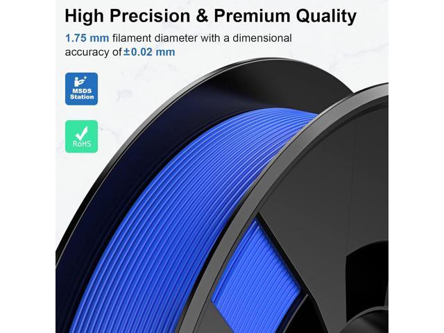 ENTINA 4 Colors PLA 3D Printer Filament for Tina 2, Dimensional Accuracy +/- 0.02mm, 1.75MM 200G 3D Printer Filament Bundle for 3D Printers