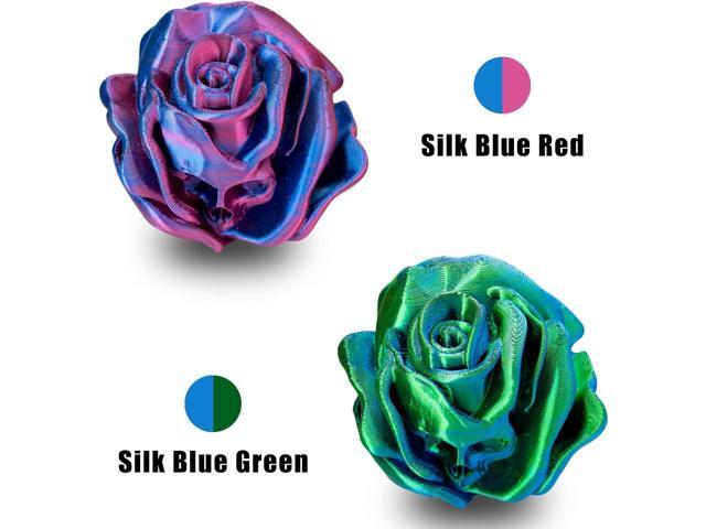 OVV3D 3D Printer Filament, PLA Filament 1.75mm Bundle, Dual Color Filament, Coextrusion 3D Filament, Silk PLA Color Change Every Inch, 3D Printing...