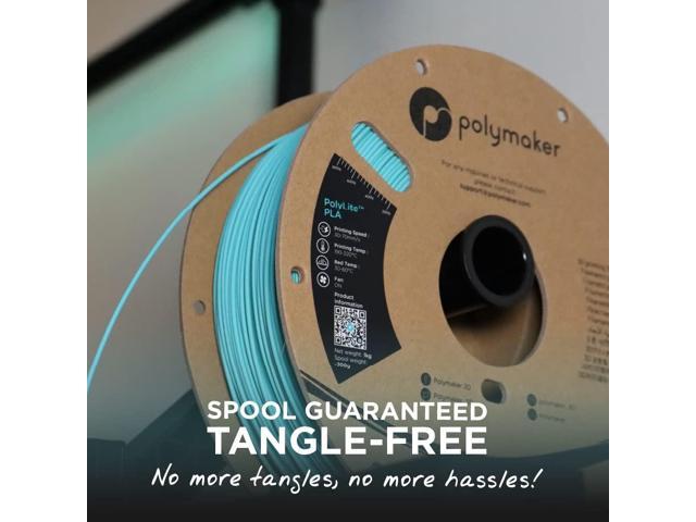 Polymaker PLA Filament, Orange 3D Printing PLA Filament 1.75mm 1kg - PolyLite 3D Printer PLA Filament, Dimensional Accuracy +/- 0.03mm, Compatible...