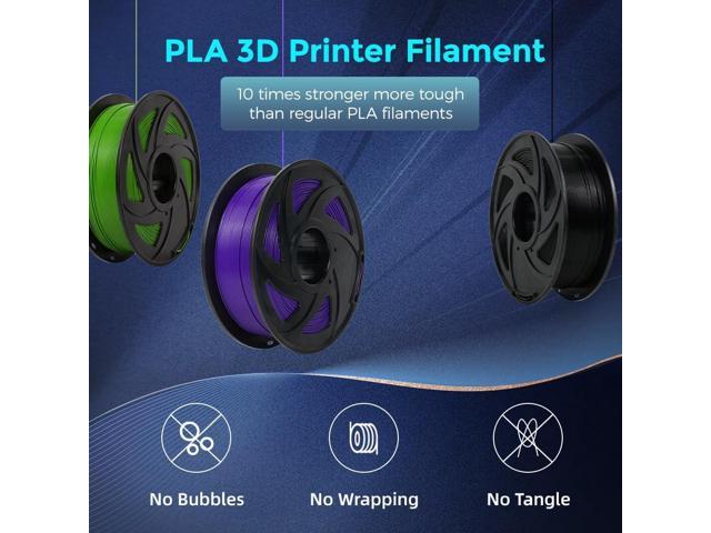 Voxelab 3D Printer Filament, 1.75mm PLA Pro (PLA+) Filament, Dimensional Accuracy +/- 0.02 mm, 3D Printing Material 1kg/ Spool, Compatible with FDM...
