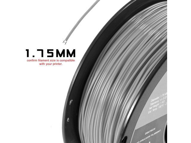 HATCHBOX ABS 3D Printer Filament, Dimensional Accuracy +/- 0.03 mm, 1 kg Spool, 1.75 mm, Black
