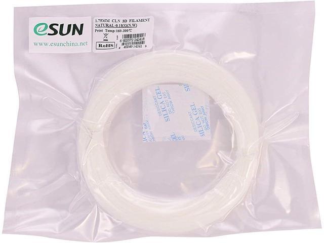 eSUN 1.75mm, Cleaning Filament, Prevent Nozzles and Extruders Clogging, 100g Spool 3D Printing Filament for 3D Printers, Natural
