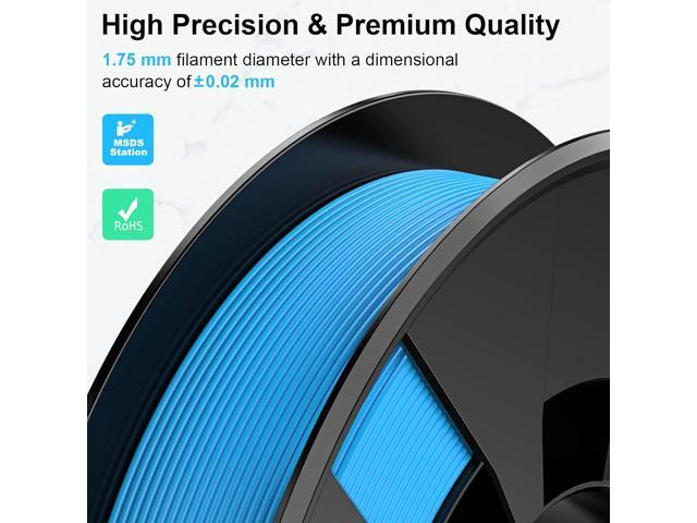 ENTINA 4 Colors PLA 3D Printer Filament for Tina 2, Dimensional Accuracy +/- 0.02mm, 1.75MM 200G 3D Printer Filament Bundle for 3D Printers