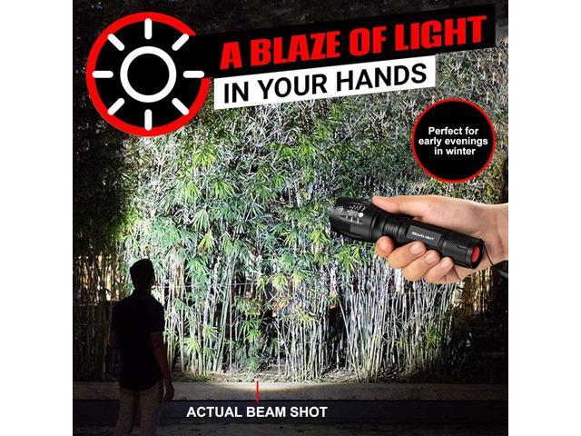 GearLight LED Flashlights - Mini Camping Flashlights with High Lumens, 5 Modes, Zoomable Beam - Powerful, Bright, and Versatile Tactical Flash...