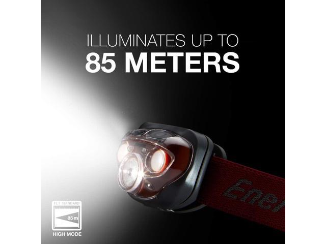 Energizer LED Headlamp, Bright Headlamp for Outdoors, Camping and Mechanic Work Light, Includes Batteries, Pack of 1, Rust Red